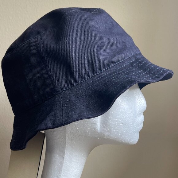 Auc NWT Burberry Cotton Logo Bucket Hat - Picture 8 of 12